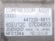 Recambio de compresor aire acondicionado para audi a6 berlina (4b2) 2.5 tdi referencia OEM IAM 4472208811 07C04953 6SEU12C