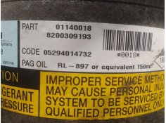 Recambio de compresor aire acondicionado para renault scenic ii authentique referencia OEM IAM 8200309193 01140018 05294014732