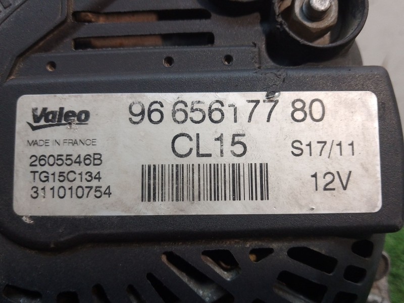 Recambio de alternador para peugeot 407 sport referencia OEM IAM 9665617780 TG15C134 2605546B