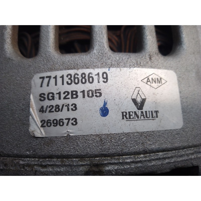 Recambio de alternador para renault megane ii berlina 5p 1.5 dci diesel referencia OEM IAM 7711368619 269673 SG12B105