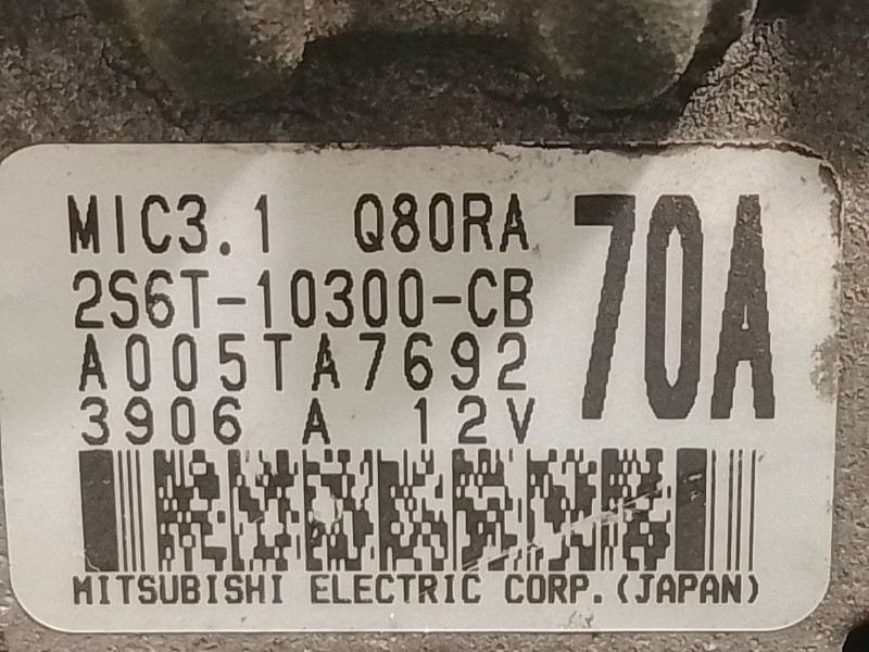 Recambio de alternador para ford fiesta (cbk) ambiente referencia OEM IAM 2S6T10300CB  