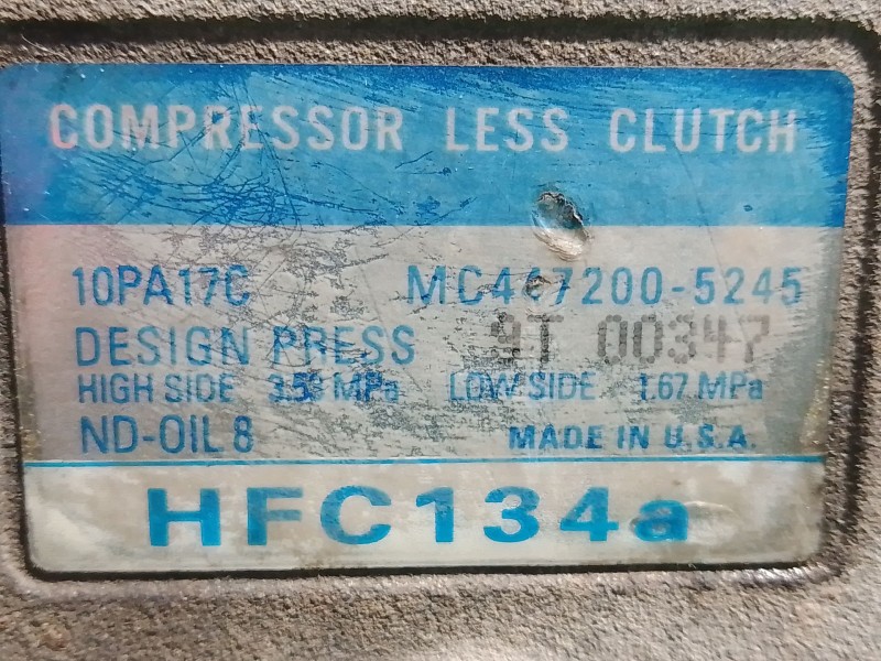 Recambio de compresor aire acondicionado para chrysler voyager (gs) 2.0 16v cat referencia OEM IAM MC4472005245  HFC134A