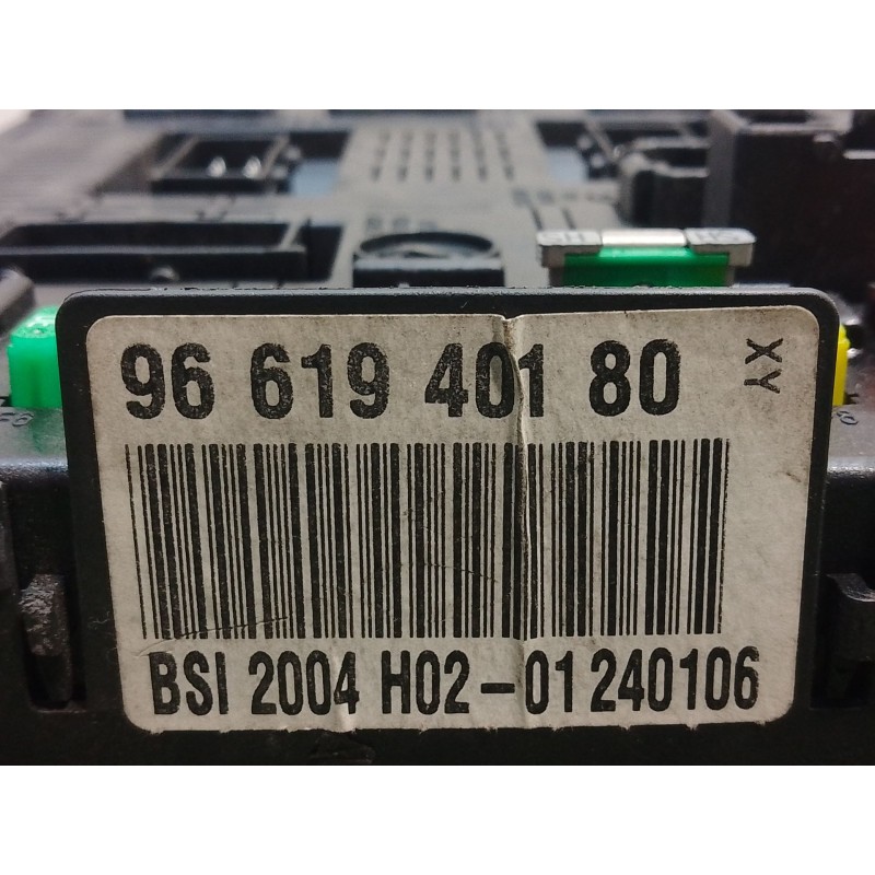 Recambio de caja reles / fusibles para peugeot 307 cc (3b) 2.0 hdi 135 referencia OEM IAM 9661940180 28117431OA 216760315B