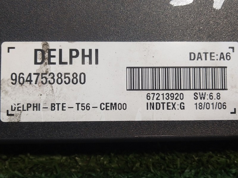 Recambio de modulo electronico para peugeot 307 cc (3b) 2.0 hdi 135 referencia OEM IAM 9647538580 9647538580 67213920