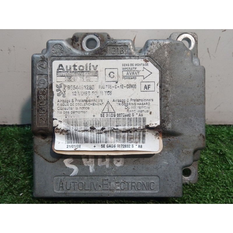 Recambio de centralita airbag para peugeot 307 cc (3b) 2.0 hdi 135 referencia OEM IAM 9654491280 9654491280 606877500