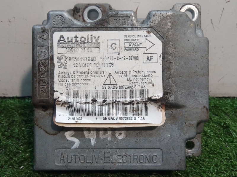 Recambio de centralita airbag para peugeot 307 cc (3b) 2.0 hdi 135 referencia OEM IAM 9654491280 9654491280 606877500