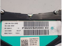 Recambio de cuadro instrumentos para peugeot 307 cc (3b) 2.0 hdi 135 referencia OEM IAM 281122035 NS54171320 P9655925880B02