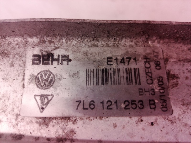 Recambio de radiador agua para volkswagen touareg (7la) tdi v6 referencia OEM IAM 7L6121253B 7L6121253B 7L6121253B