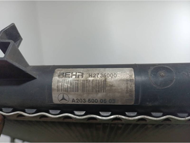 Recambio de radiador agua para mercedes-benz clase clk (w209) coupe referencia OEM IAM A2035000503 A2035000503 H2735000