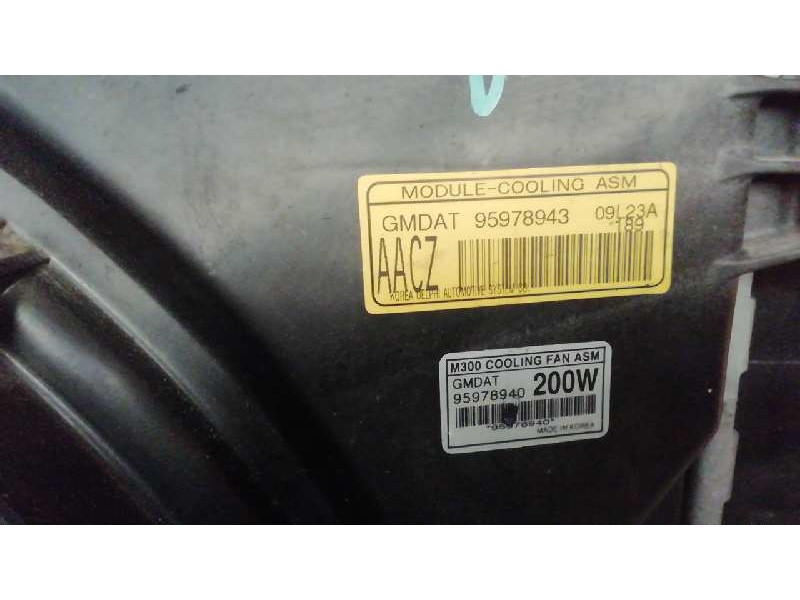 Recambio de electroventilador para chevrolet spark lt referencia OEM IAM   