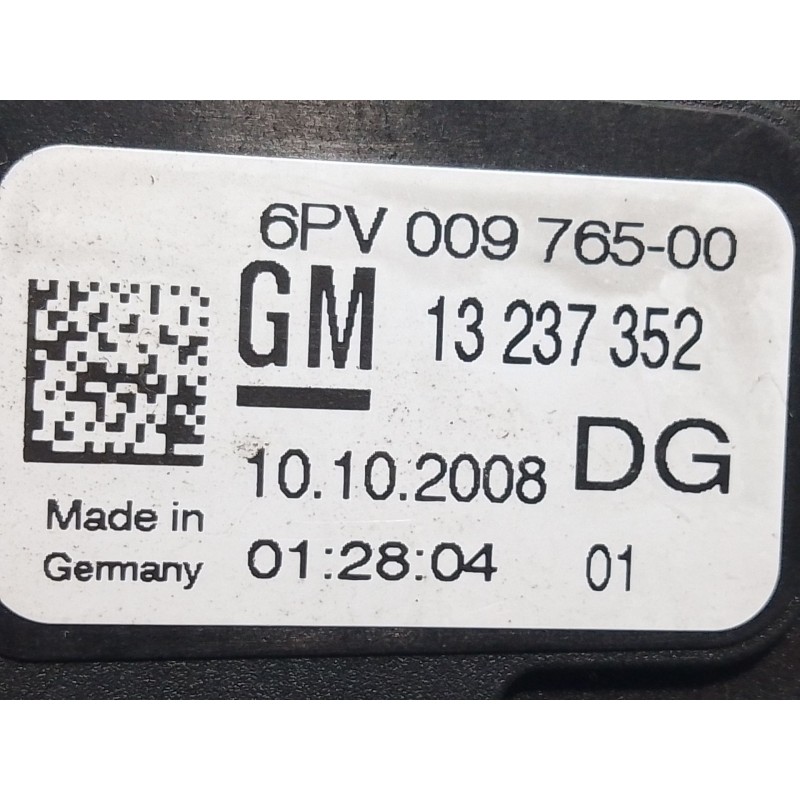 Recambio de pedal acelerador para opel insignia a sedán (g09) 2.0 cdti (69) referencia OEM IAM 6PV00976500GM 6PV00976500 GM 1323