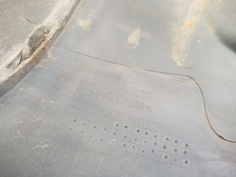 Recambio de paragolpes trasero para hyundai atos (mx) 1.1 referencia OEM IAM 8661105610 8661105610 8661105610