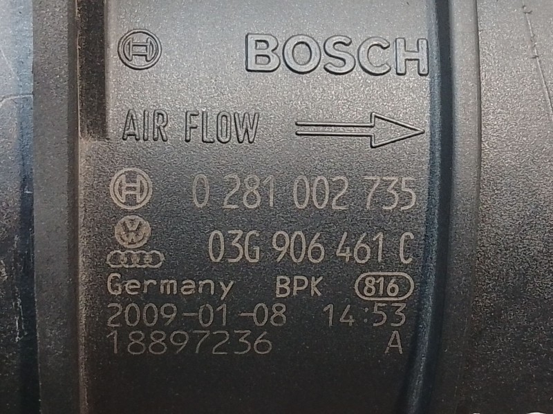 Recambio de caudalimetro para seat exeo st (3r5) 2.0 tdi referencia OEM IAM 0281002735  