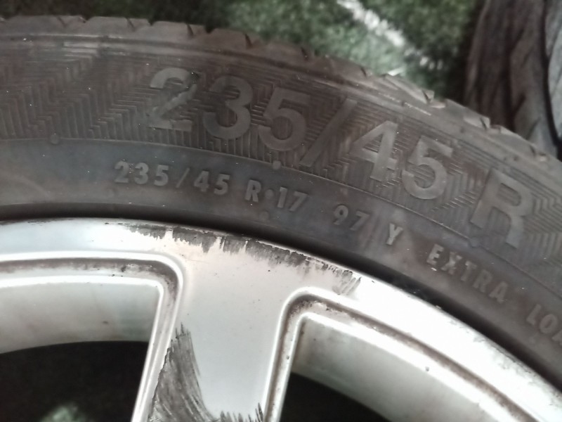 Recambio de juego llantas para audi a4 b7 (8ec) 2.0 tdi referencia OEM IAM 23545R17-97Y 8E0601 7.5JX17H2