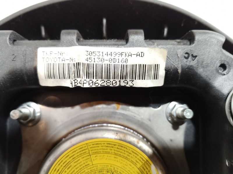 Recambio de airbag volante para toyota yaris (_p1_) 1.5 (ncp13_) referencia OEM IAM 305314499FKAAD 305314499FKAAD 451300D160