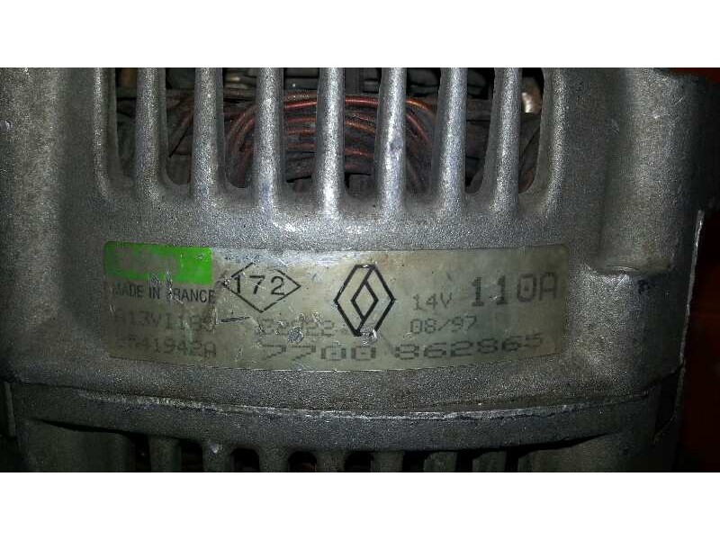 Recambio de alternador para renault megane i berlina hatchback (ba0) 1.5 cat referencia OEM IAM 7700862865  