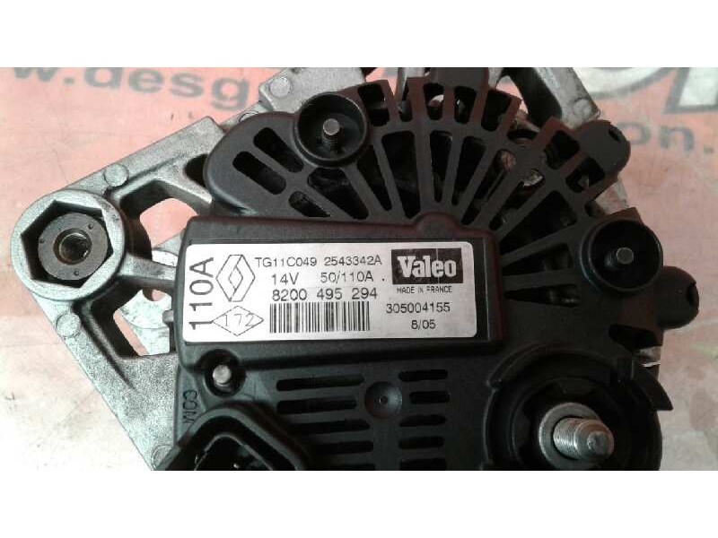 Recambio de alternador para renault scenic ii confort authentique referencia OEM IAM 8200495294 2543342A 