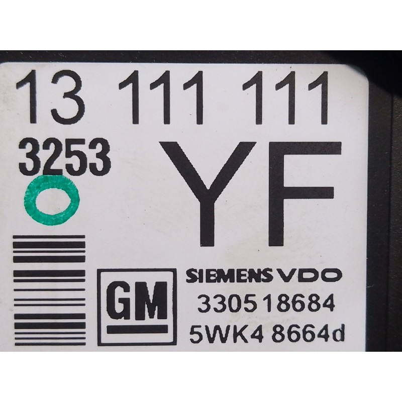 Recambio de centralita cierre para opel tigra twintop (x04) 1.3 cdti (r97) referencia OEM IAM 330518684 13111111YF 5WK48664D