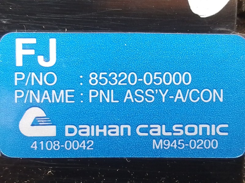 Recambio de mando calefaccion / aire acondicionado para ssangyong musso (fj) 2.9 d referencia OEM IAM 8532005000 M9450200 410800
