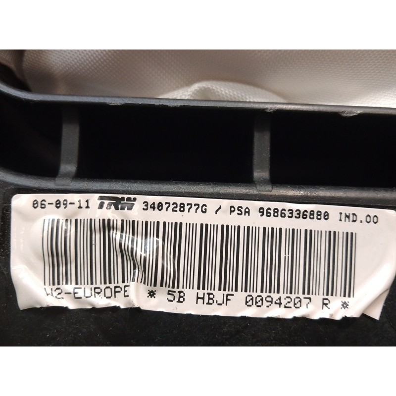Recambio de airbag delantero derecho para peugeot 508 i (8d_) 2.0 hdi referencia OEM IAM 9686336880 34110689B 34072877G
