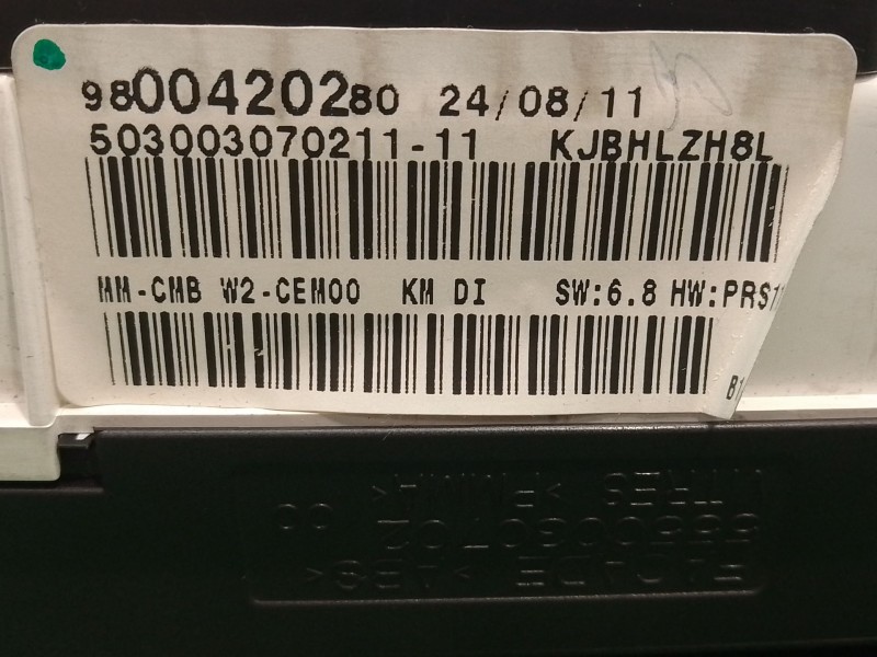 Recambio de cuadro instrumentos para peugeot 508 i (8d_) 2.0 hdi referencia OEM IAM 9678565980 50300307021111 9800420280