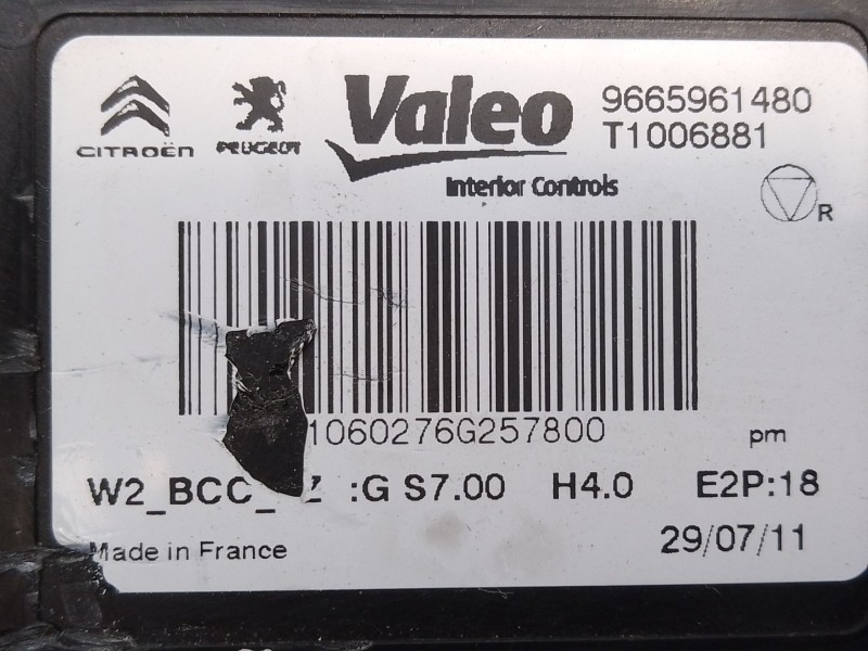 Recambio de modulo electronico para peugeot 508 i (8d_) 2.0 hdi referencia OEM IAM 9665961480  