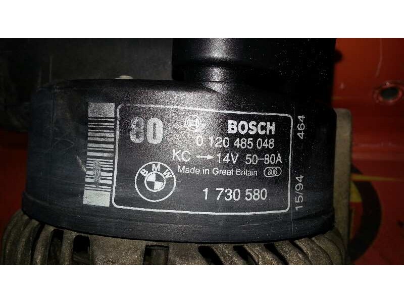 Recambio de alternador para bmw serie 3 berlina (e36) 2.0 24v referencia OEM IAM 1730580  