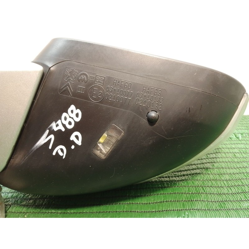 Recambio de retrovisor derecho para peugeot 508 i (8d_) 2.0 hdi referencia OEM IAM 0210077 HAF60 0210132