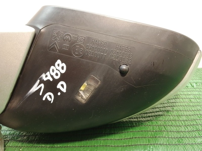 Recambio de retrovisor derecho para peugeot 508 i (8d_) 2.0 hdi referencia OEM IAM 0210077 HAF60 0210132
