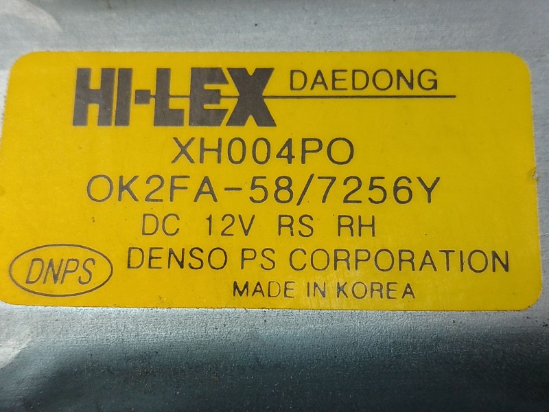 Recambio de elevalunas delantero derecho para kia carens referencia OEM IAM OK2FA587256Y OK2FA587256Y XH004PO
