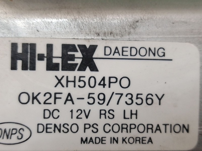 Recambio de elevalunas delantero izquierdo para kia carens referencia OEM IAM OK2FA597356Y OK2FA597356Y XH504PO