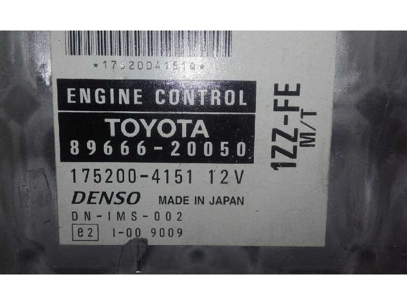 Recambio de centralita motor uce para toyota celica (t23) 1.8 referencia OEM IAM 8966620050 DENSO 8966620050
