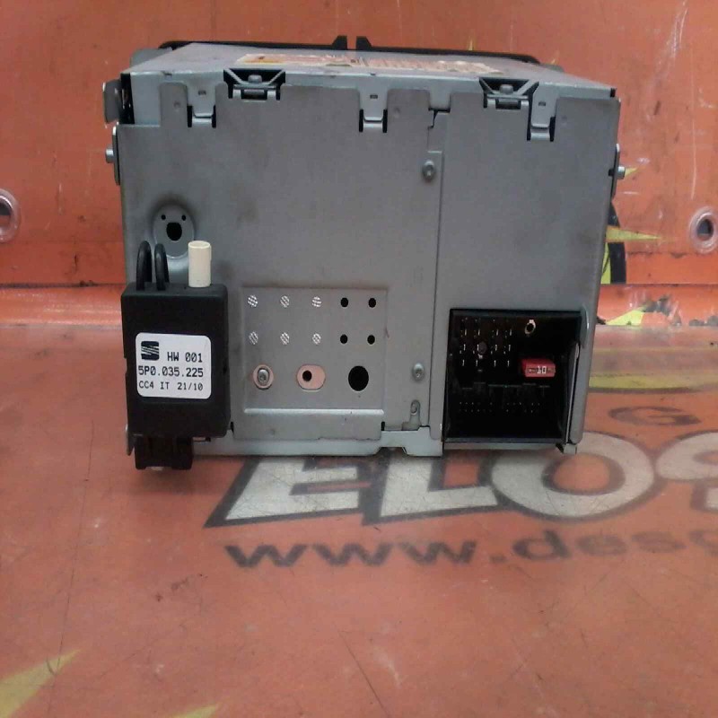 Recambio de sistema audio / radio cd para seat altea xl (5p5) reference ecomotive referencia OEM IAM 5P0035186 5P0035186 5P00351