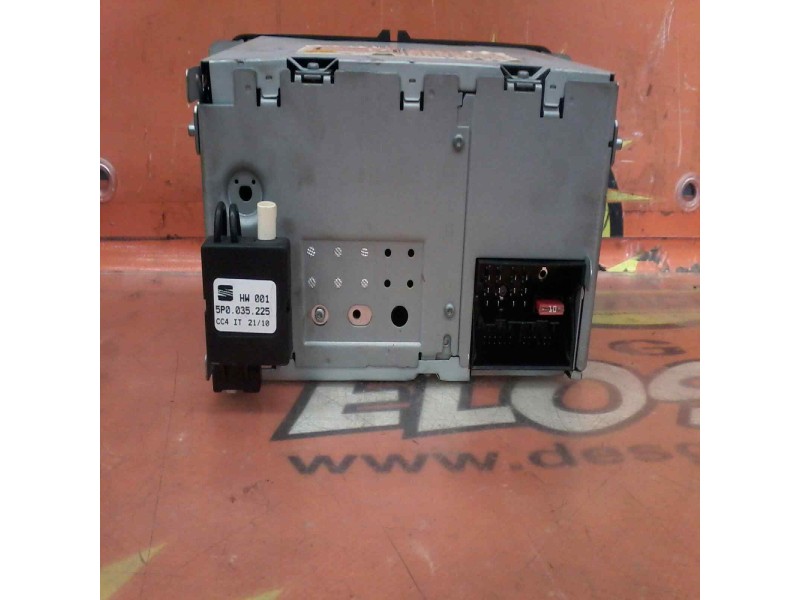 Recambio de sistema audio / radio cd para seat altea xl (5p5) reference ecomotive referencia OEM IAM 5P0035186 5P0035186 5P00351
