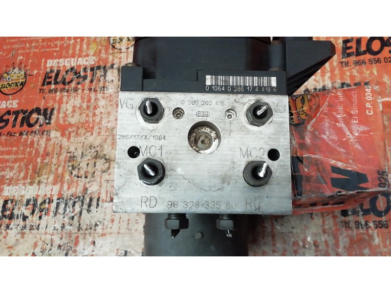 Recambio de abs para peugeot 607 (s1) pack referencia OEM IAM 0265202418 0265202418 0265202418