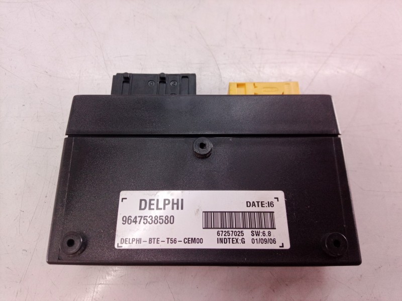 Recambio de modulo confort para peugeot 307 cc (s1) 1.6 referencia OEM IAM 9647538580 9647538580 9647538580