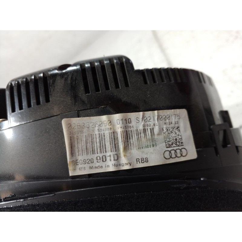 Recambio de cuadro instrumentos para audi a4 berlina (8e) 2.0 tdi 16v (103kw) referencia OEM IAM 0263626090 0263626090ºººººººººº