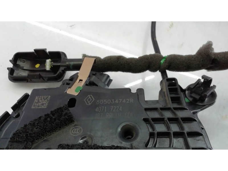 Recambio de cerradura puerta trasera izquierda para renault captur helly hansen referencia OEM IAM 805034742R 805034742 80503474