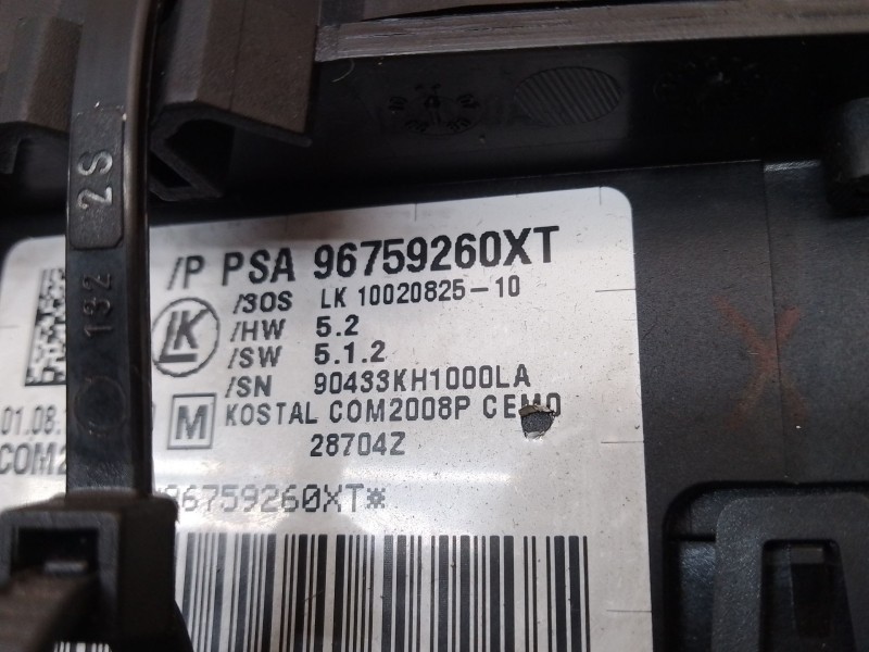 Recambio de mando multifuncion para peugeot 508 i (8d_) 2.0 hdi referencia OEM IAM 96759260XT 90433KH1000LA 1002082510