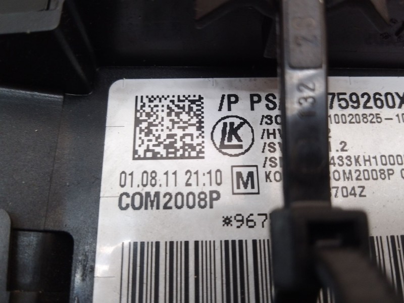 Recambio de mando multifuncion para peugeot 508 i (8d_) 2.0 hdi referencia OEM IAM 96759260XT 90433KH1000LA 1002082510