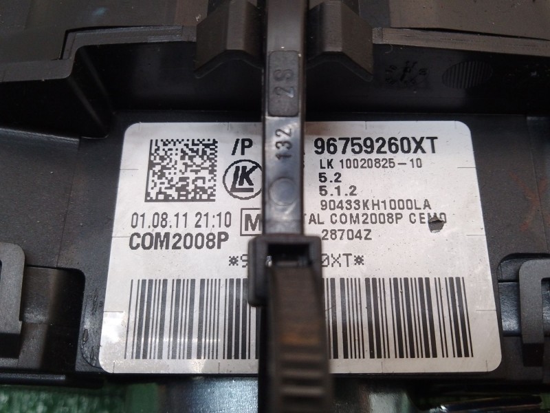 Recambio de mando multifuncion para peugeot 508 i (8d_) 2.0 hdi referencia OEM IAM 96759260XT 90433KH1000LA 1002082510