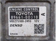 Recambio de centralita motor uce para toyota yaris (_p1_) 1.5 (ncp13_) referencia OEM IAM 896610D310 896610D310 MB2751002493 2