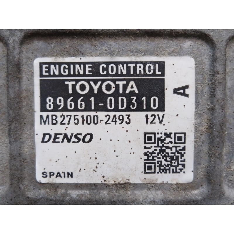 Recambio de centralita motor uce para toyota yaris (_p1_) 1.5 (ncp13_) referencia OEM IAM 896610D310 896610D310 MB2751002493