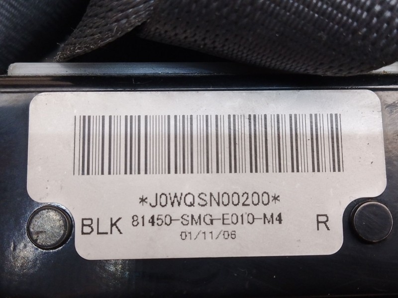 Recambio de cinturon seguridad delantero derecho para honda civic viii hatchback (fn, fk) 2.2 ctdi (fk3) referencia OEM IAM 501T