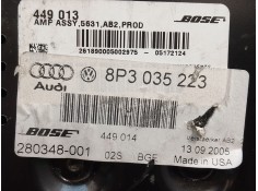 Recambio de amplificador audio para audi a3 (8p) 2.0 tdi ambiente referencia OEM IAM 8P3035223 449013 280348001 2