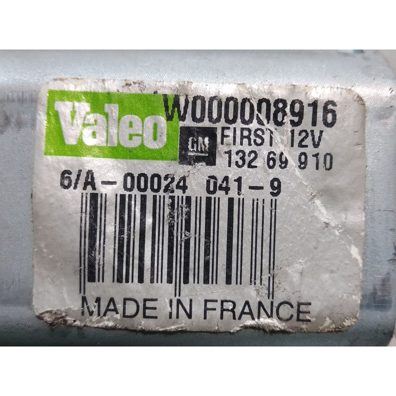 Recambio de motor limpia trasero para opel insignia a sedán (g09) 2.0 cdti (69) referencia OEM IAM 13269910 13269910 W000008916