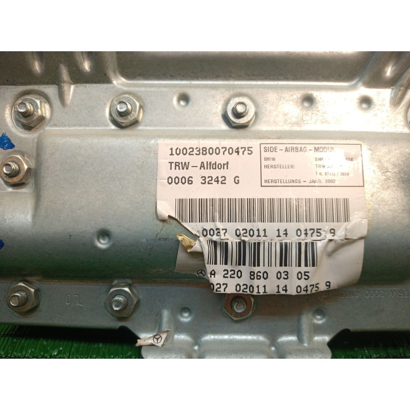 Recambio de airbag cortina delantero izquierdo para mercedes-benz clase s (w220) berlina 3.2 cdi cat referencia OEM IAM 10023800