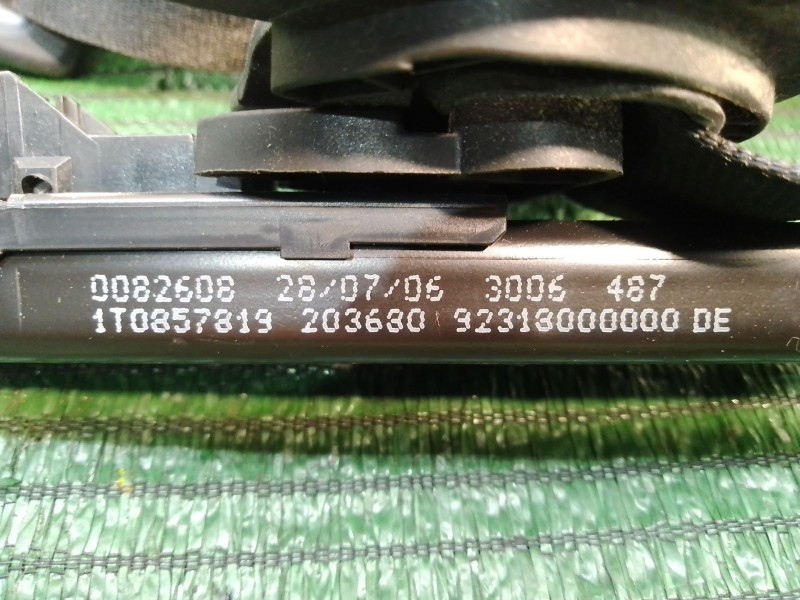 Recambio de cinturon seguridad delantero izquierdo para volkswagen golf plus (5m1) bluemotion edition referencia OEM IAM 5M18577