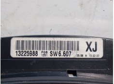 Recambio de cuadro instrumentos para opel zafira / zafira family b (a05) 1.9 cdti (m75) referencia OEM IAM 13225988XJ SW6607 F03 2