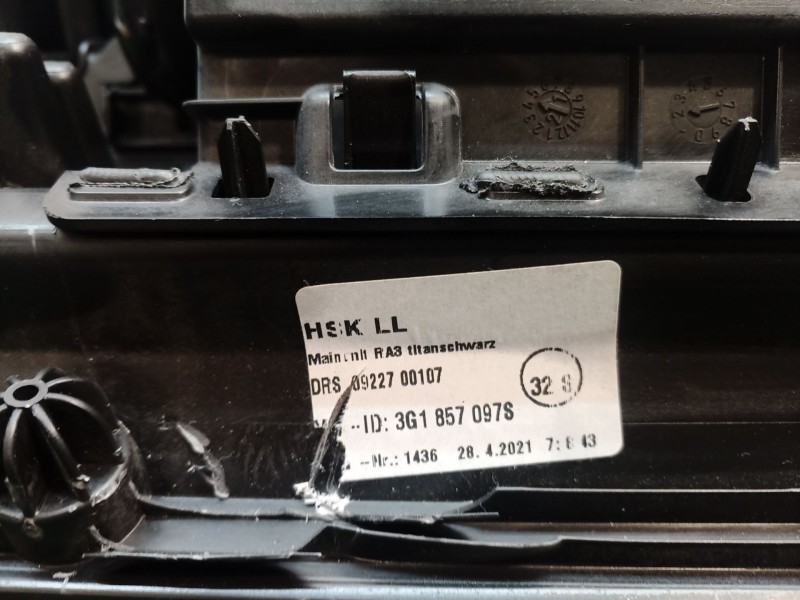 Recambio de guantera para volkswagen passat b8 variant (3g5, cb5) 2.0 tdi 4motion referencia OEM IAM   